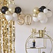 Ballonnen Set 50 Jaar 25cm 9 delig Ballonnen Set 50 Jaar 25cm 9 delig