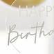 Happy Birthday Taarttopper 12cm Happy Birthday Taarttopper 12cm
