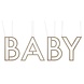 Hangdecoratie Baby Hout Hangdecoratie Baby Hout