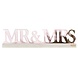 Decoration Mr & Mrs Table Decoration Rose Gold Acyrlic on Wood Decoration Mr & Mrs Table Decoration Rose Gold Acyrlic on Wood