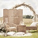 Beige Hangdecoratie Love 25,5cm Beige Hangdecoratie Love 25,5cm