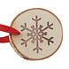 Hangdecoratie Sneeuwvlok Hout 6st Hangdecoratie Sneeuwvlok Hout 6st