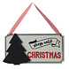 Hangbord Sleeps Until Christmas 21,5cm Hangbord Sleeps Until Christmas 21,5cm
