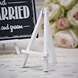 Witte Ezel Standaard 12cm 3st Witte Ezel Standaard 12cm 3st