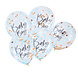 Blauwe Confetti Ballonnen Baby Boy 30cm 5st Blauwe Confetti Ballonnen Baby Boy 30cm 5st