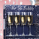 Blauwe Tafeldecoratie Prosecco Standaard 60cm Blauwe Tafeldecoratie Prosecco Standaard 60cm