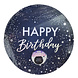 Happy Birthday Borden Sterretjes 24,5cm 8st Happy Birthday Borden Sterretjes 24,5cm 8st