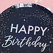 Happy Birthday Borden Sterretjes 24,5cm 8st Happy Birthday Borden Sterretjes 24,5cm 8st