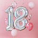 Ballonnen Set 18 Jaar Confetti 2 delig Ballonnen Set 18 Jaar Confetti 2 delig