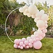 Roze Wit Creme Ballonnenboog DIY Set Roze Wit Creme Ballonnenboog DIY Set