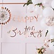 Rose Gouden Happy Birthday Letterslinger 2m Rose Gouden Happy Birthday Letterslinger 2m