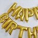 Gouden Happy Birthday Ballonnen Set 35cm Gouden Happy Birthday Ballonnen Set 35cm
