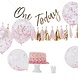 Decoratie Set 1 Jaar Meisje 4 delig Decoratie Set 1 Jaar Meisje 4 delig