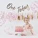 Decoratie Set 1 Jaar Meisje 4 delig Decoratie Set 1 Jaar Meisje 4 delig