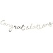 Gouden Letterslinger Congratulations 1,5m Gouden Letterslinger Congratulations 1,5m