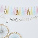 Gouden Letterslinger Congratulations 1,5m Gouden Letterslinger Congratulations 1,5m