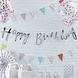 Zilveren Happy Birthday Letterslinger 1,5m Zilveren Happy Birthday Letterslinger 1,5m