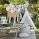 Ballonnenboog Pastel Met Slingers Ballonnenboog Pastel Met Slingers