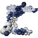 Blauw Zilveren Ballonnenboog XL DIY Set Blauw Zilveren Ballonnenboog XL DIY Set