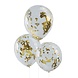 Gouden Confetti Ballonnen 30cm 5st Gouden Confetti Ballonnen 30cm 5st