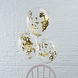 Gouden Confetti Ballonnen 30cm 5st Gouden Confetti Ballonnen 30cm 5st