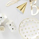 Gouden Happy Birthday Decoratie Set 6 delig Gouden Happy Birthday Decoratie Set 6 delig