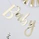 Gouden Letterslinger Baby Shower 1,5m Gouden Letterslinger Baby Shower 1,5m