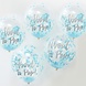 Blauwe Confetti Ballonnen About To Pop 30cm 5st Blauwe Confetti Ballonnen About To Pop 30cm 5st