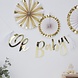 Gouden Letterslinger Oh Baby 1,5m Gouden Letterslinger Oh Baby 1,5m