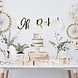 Gouden Letterslinger Oh Baby 1,5m Gouden Letterslinger Oh Baby 1,5m