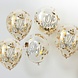 Gouden Confetti Ballonnen Oh Baby 30cm 5st Gouden Confetti Ballonnen Oh Baby 30cm 5st
