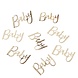 Gouden Tafelconfetti Baby 3,5cm Gouden Tafelconfetti Baby 3,5cm