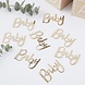 Gouden Tafelconfetti Baby 3,5cm Gouden Tafelconfetti Baby 3,5cm