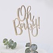 Gouden Cocktailprikkers Oh Baby 7cm 12st Gouden Cocktailprikkers Oh Baby 7cm 12st