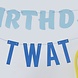 Blauw Letterslinger Birthday Twat 1,5m Blauw Letterslinger Birthday Twat 1,5m