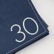 Blauwe Servetten 30 Jaar 16,5cm 16st Blauwe Servetten 30 Jaar 16,5cm 16st