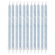 Blauwe Kaarsen Marmer 18cm 12st Blauwe Kaarsen Marmer 18cm 12st