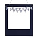 Blauwe Happy Birthday Photobooth Frame Blauwe Happy Birthday Photobooth Frame