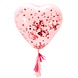 Confetti Ballon Hartjes 91cm Confetti Ballon Hartjes 91cm