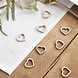 Confetti Hartjes Hout 2cm 25st Confetti Hartjes Hout 2cm 25st