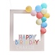 Happy Birthday Photobooth Frame Zelf Maken Set Happy Birthday Photobooth Frame Zelf Maken Set