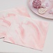 Roze Servetten Marmer 16,5cm 16st Roze Servetten Marmer 16,5cm 16st