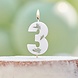 Witte Kaars 3 Jaar Gebladerd 5cm Witte Kaars 3 Jaar Gebladerd 5cm