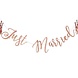 Rose Gouden Slinger Just Married 1,5m Rose Gouden Slinger Just Married 1,5m