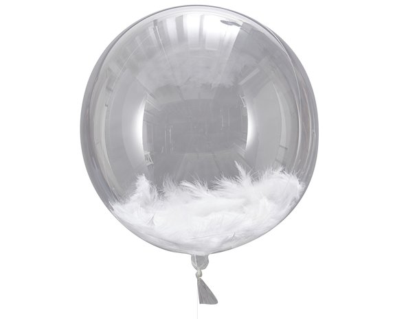 Witte Ballonnen Gouden Sterren 33cm 6st - Partywinkel