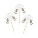 Cocktailprikkers Konijnenvoetjes 10cm 6st Cocktailprikkers Konijnenvoetjes 10cm 6st