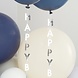 Balloon Tails Happy Birthday Silver Balloon Tails Happy Birthday Silver
