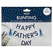 Bunting Happy Father's Day Eco With Tissue Tassels Bunting Happy Father's Day Eco With Tissue Tassels