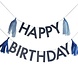 Blauwe Happy Birthday Slinger Tassels 1,5m Blauwe Happy Birthday Slinger Tassels 1,5m