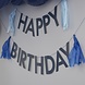 Blauwe Happy Birthday Slinger Tassels 1,5m Blauwe Happy Birthday Slinger Tassels 1,5m